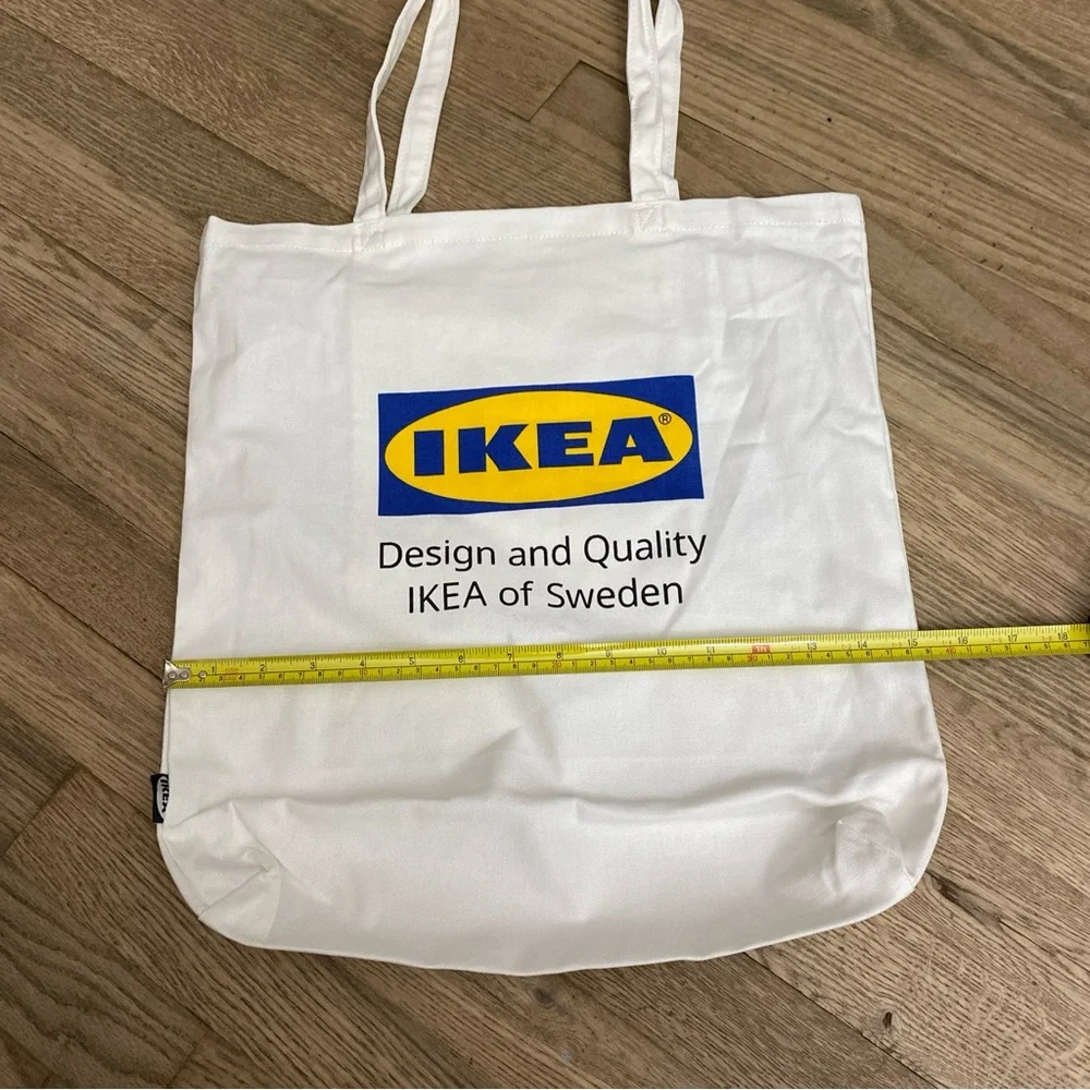 EFTERTRÄDA White Tote Bag IKEA Inside Pocket Asia Exclusive - Picture 7 of 9